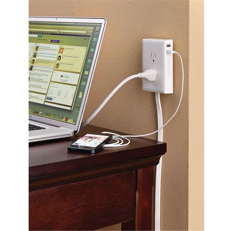 wall plug extender in metal box|wall mounted outlet extender.